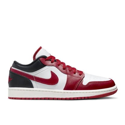 Tenis Nike Feminino Air Jordan 1 Low "reverse Black Toe" Branco/vermelho