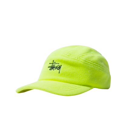 Boné Stussy Polar Fleece Panel Runner Verde