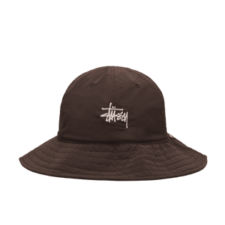 Bucket Stussy Reversible Nylon Trail Marrom
