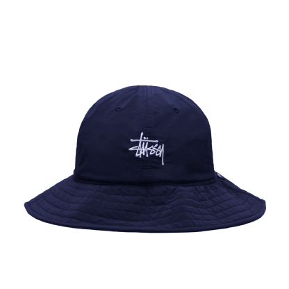 Bucket Stussy Reversible Nylon Trail Azul