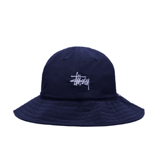 Bucket Stussy Reversible Nylon Trail Azul