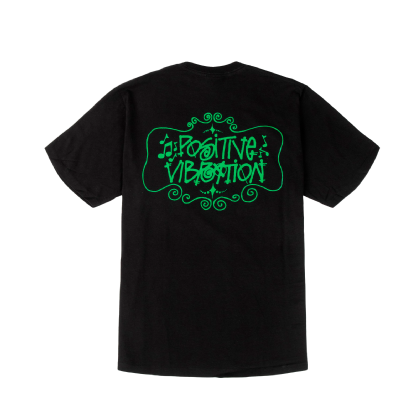 Camiseta Stussy Positive Vibration Preto
