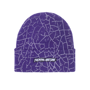 Gorro F.awesome Crackle Cuff Roxo