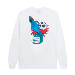 Camiseta Tired Manga Longa Blender Branco