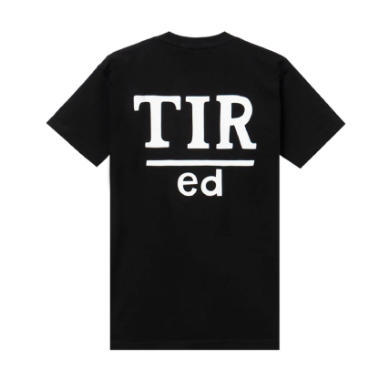Camiseta Tired Terrible Preto