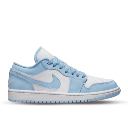 Tenis Nike Feminino Air Jordan 1 Low “ Aluminum ” Azul
