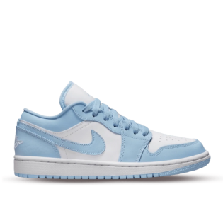Tenis Nike Feminino Air Jordan 1 Low “ Aluminum ” Azul