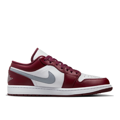 Tênis Nike Air Jordan 1 Low " Bordeaux " Branco/vinho