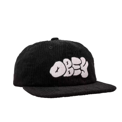 Boné Obey Token Cord 6 Panel Preto