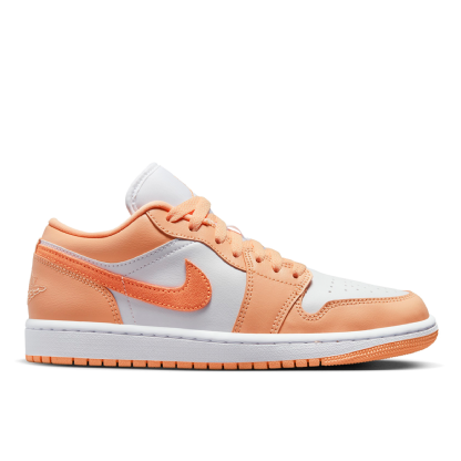 Tênis Nike Feminino Air Jordan 1 Low " Sunset Haze " Branco/laranja