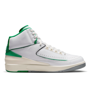 Tênis Nike Air Jordan 2 Retro " Lucky Green " Branco/verde