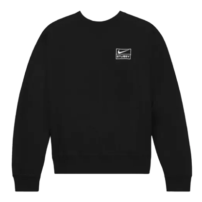 Moletom Manga Longa Nike X Stussy Preto