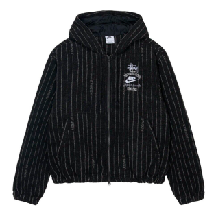 Jaqueta De Lã Nike Nrg X Stüssy Stripe Preto