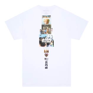 Camiseta F.awesome Store Collage Branco