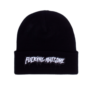 Gorro F.awesome Velcro Stamp Preto
