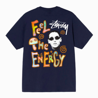 Camiseta Stussy Energy Azul