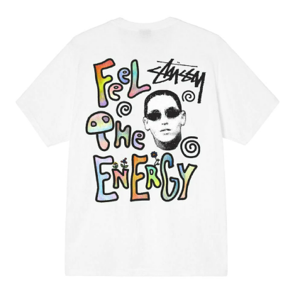 Camiseta Stussy Energy Branco
