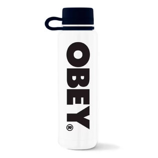 Garrafa Obey Bold Branco