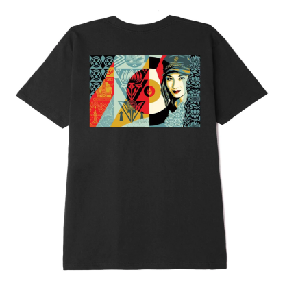 Camiseta Obey Raise The Level Preto