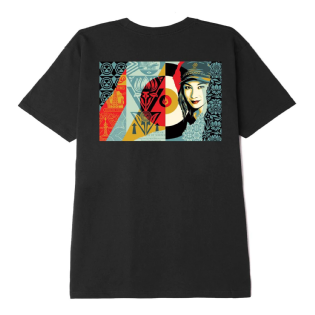 Camiseta Obey Raise The Level Preto