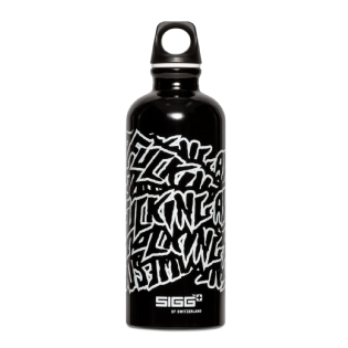 Garrafa F.awesome X Sigg Script 600ml Preto/branco