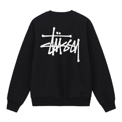 Moletom Careca Stussy Basic Preto