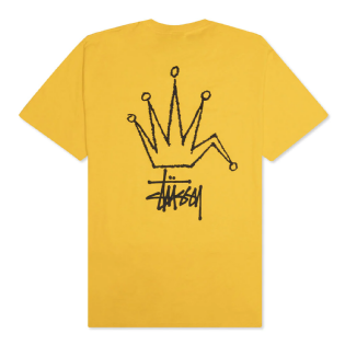Camiseta Stussy Broken Crown Amarelo