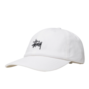 Boné Stussy Stock Low Pro Branco