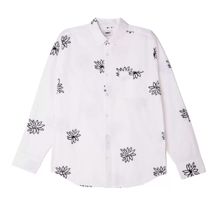 Camisa Obey Natty Woven Branco