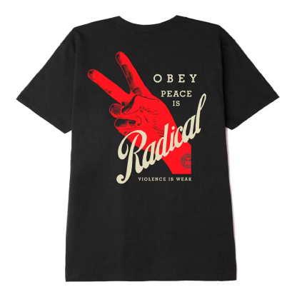 Camiseta Obey Radical Peace Preto
