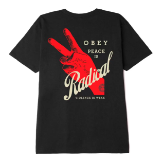 Camiseta Obey Radical Peace Preto