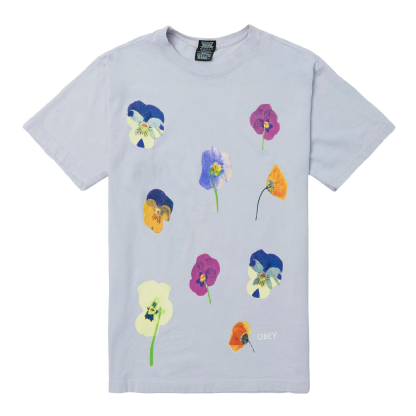 Camiseta Obey Pressed Daisies Roxo