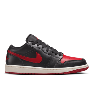 Tênis Nike Feminino Air Jordan 1 Low Retro Preto/vermelho
