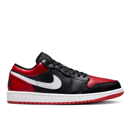 Tênis Nike Air Jordan 1 Low " Alternate Bred Toe " Preto/vermelho