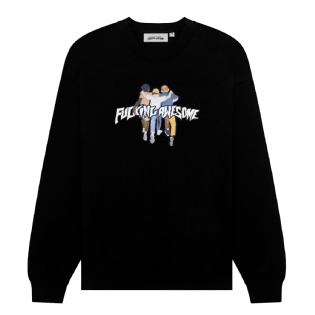 Moletom Careca F.awesome The Kids All Right Preto
