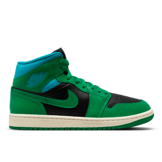 Tênis Nike Feminino Air Jordan 1 Mid " Lucky Green " Verde