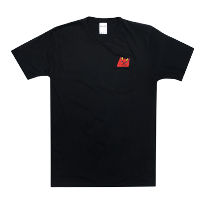 Camiseta Ripndip Lord Devil Pocket Preto