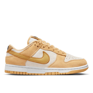 Tênis Nike Feminino Dunk Low " Gold Suede " Bege