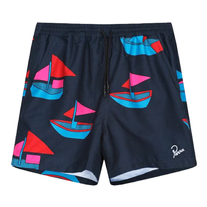 Shorts Dágua Parra Paper Boats Azul