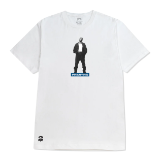 Camiseta Primitive X Tupac Posted Branco