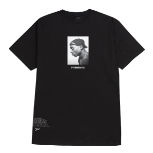 Camiseta Primitive X Tupac No Changes Preto