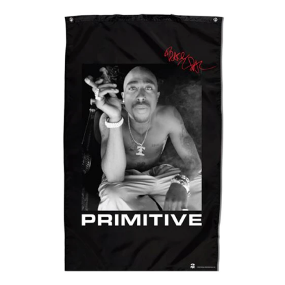 Bandeira Primitive X Tupac Smoke Preto