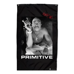 Bandeira Primitive X Tupac Smoke Preto