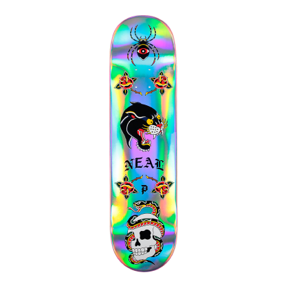Shape Primitive Neal Streets Holographic 8.125" Prata