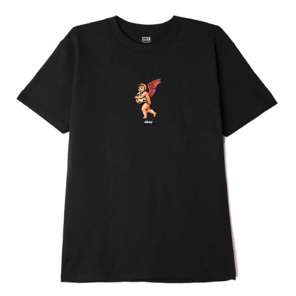 Camiseta Obey Angel Wings Preto