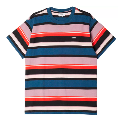 Camiseta Obey Storming Stripe Listrada