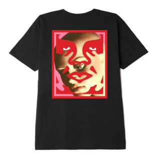 Camiseta Obey Double Face Preto