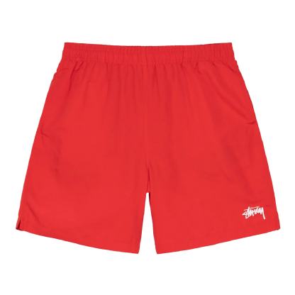 Short Dágua Stussy Stock Vermelho
