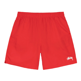 Short Dágua Stussy Stock Vermelho