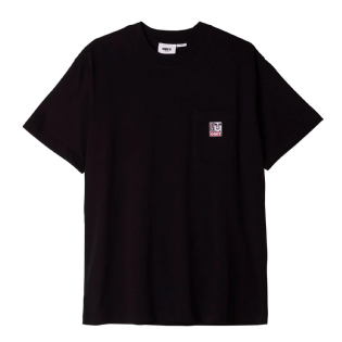 Camiseta Obey Point Pocket Ss Preto